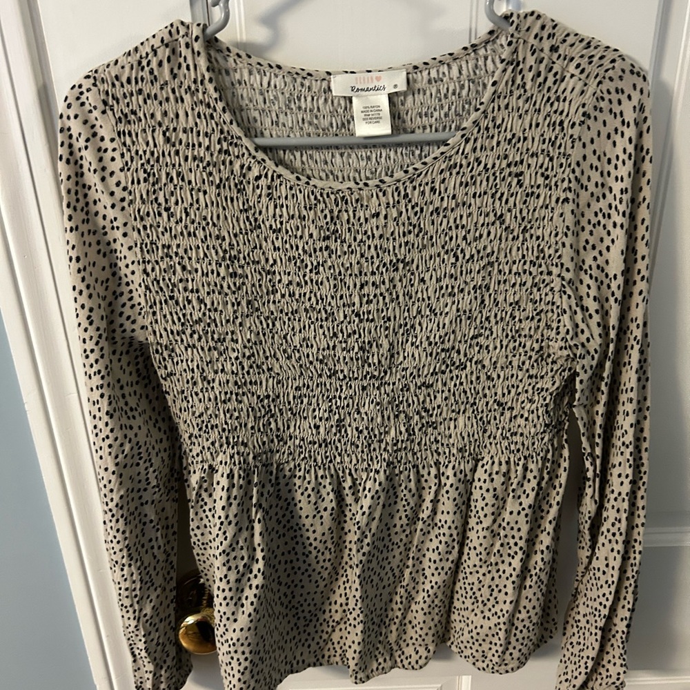 Urban Romantics Short Sleeve Blouse